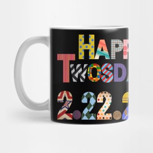 Happy Twosday 2-22-22 quilt Mug